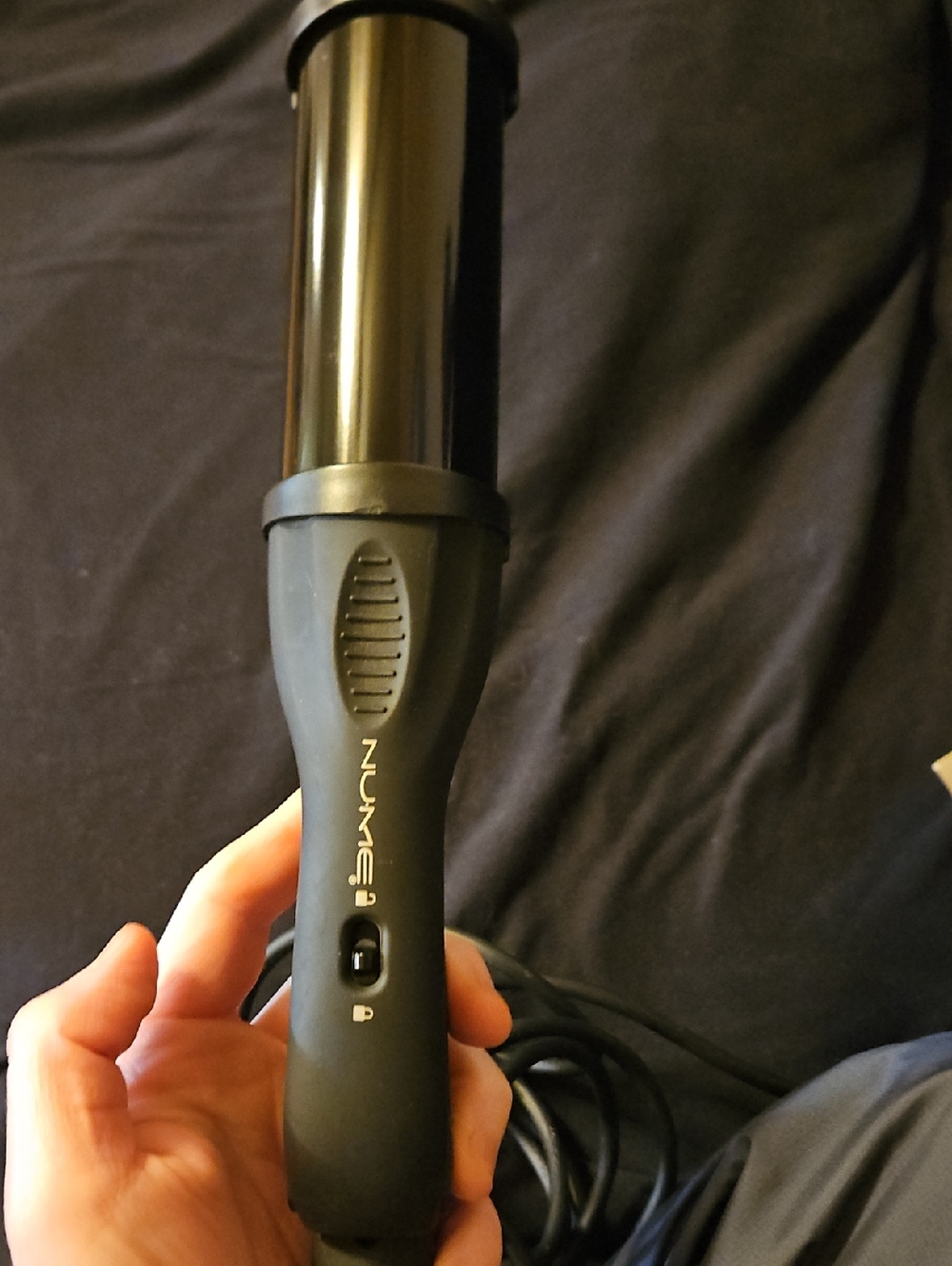 NuMe Pentacle 2-In-1 Tourmaline Curling Wand And Deep Waver